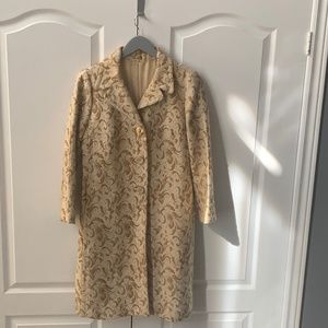 Ladies Festive Embroidered Coat Sz. L